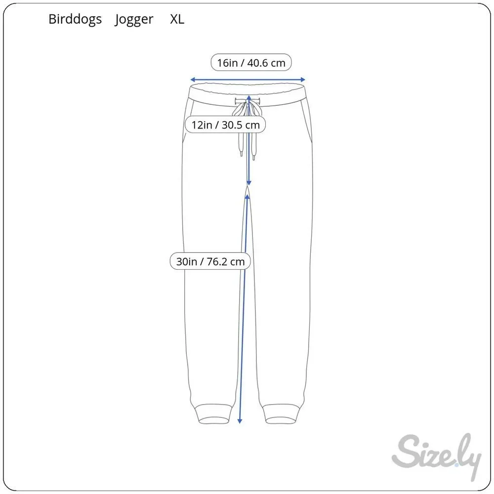 Birddogs NEW Jogger Build-in Liner Black XL Boomstick‎